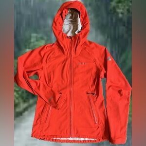 ☔️ Eddie Bauer First Ascent Women's Red Rain/Wind Jacket.WEATHEREDGEplus stretch